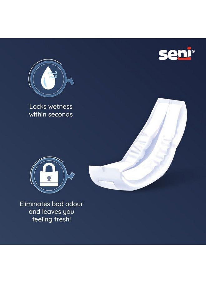 Seni Man Bladder Control Super Pads - 20 Pieces - Unisex