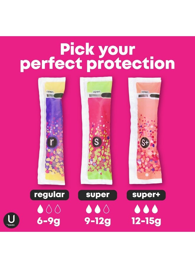 U by Kotex Tampons, Click Compact, Super Plus Absorbency, Unscented, 45 Count