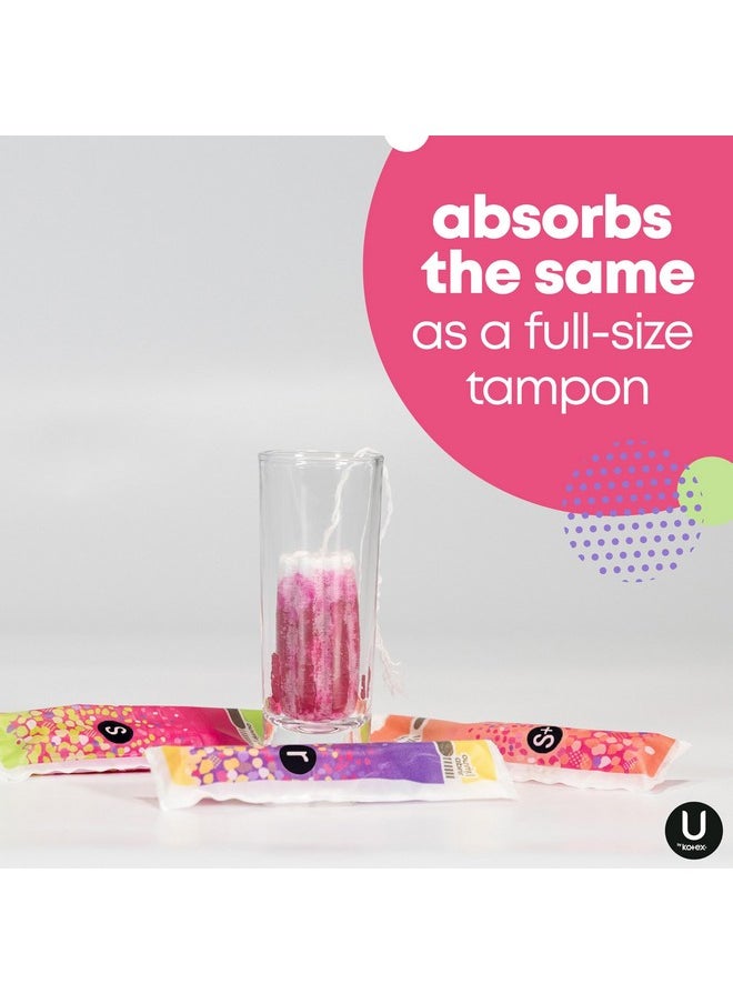 U by Kotex Tampons, Click Compact Multipack, Regular/Super Absorbency, Unscented, 45 Count