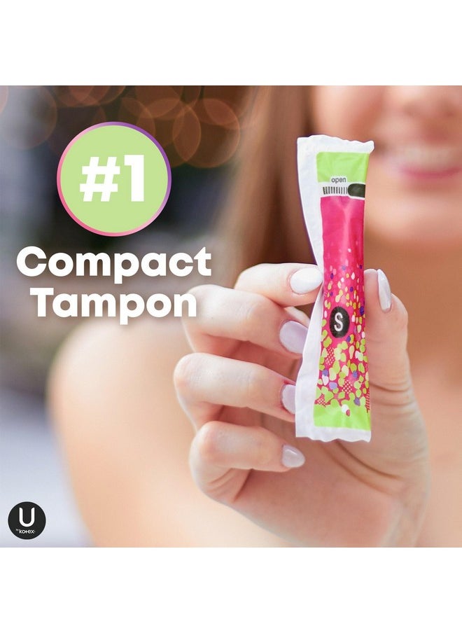 U by Kotex Tampons, Click Compact Multipack, Regular/Super Absorbency, Unscented, 45 Count