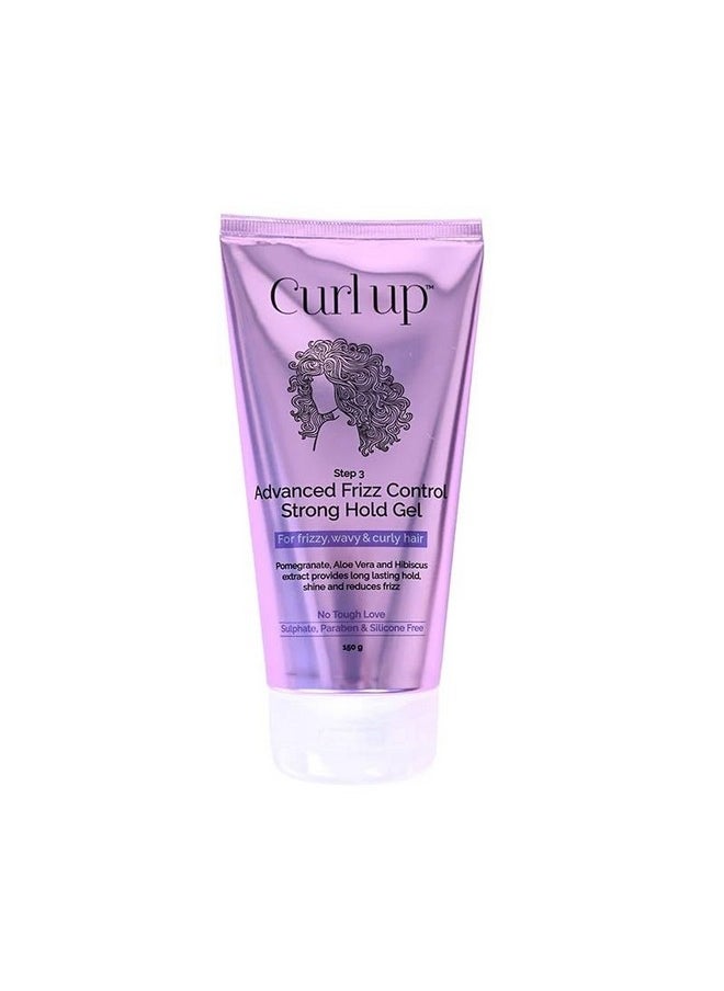 Curl Up Advanced Frizz Control Strong Hold Gel 150g