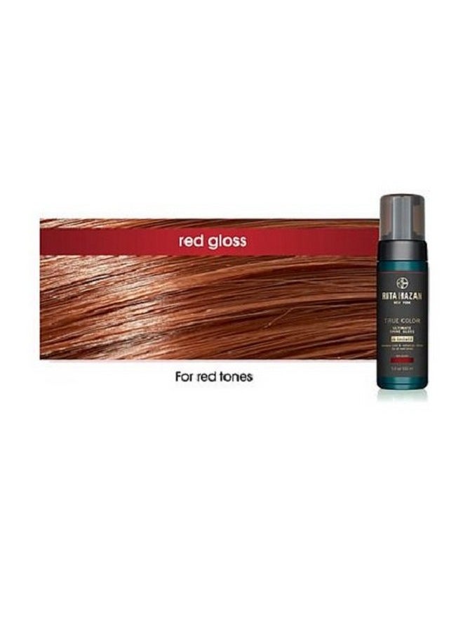 Rita Hazan Ultimate True Color Shine Gloss - Boost Hair Color with Healthy Hair Shine - Glazy Hair Treatment - New Package Design - 5 oz. Red Hair Gloss