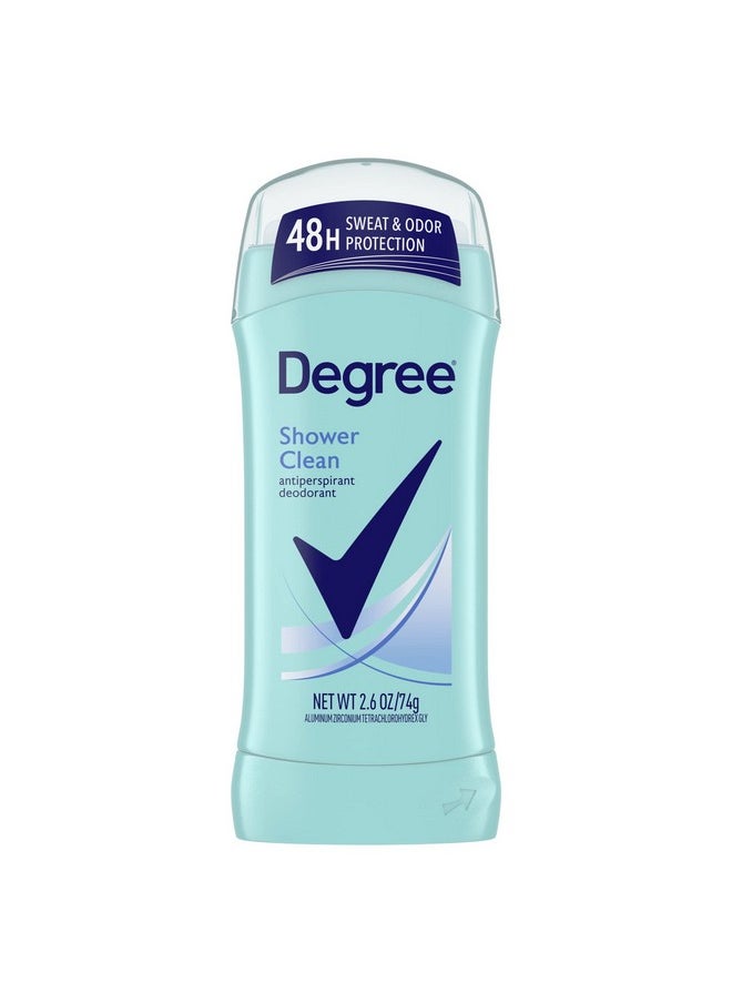 Degree Deodorant Womens Motion Sense Shower Clean, 2.6 Ounce (Pack of 3)