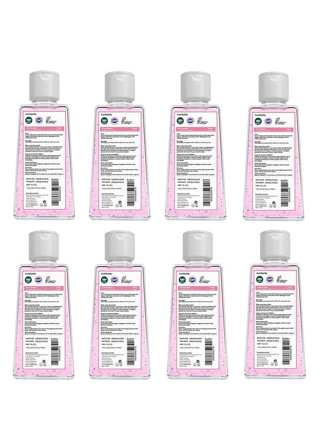 - Hand Rub Sanitizer (50 Ml - Pack Of 8) - Fda Approved (72.9% Alcohol) - Best For Men, Women And Children - Sulfate And Paraben Free - Pocket Size Hand Cleanser