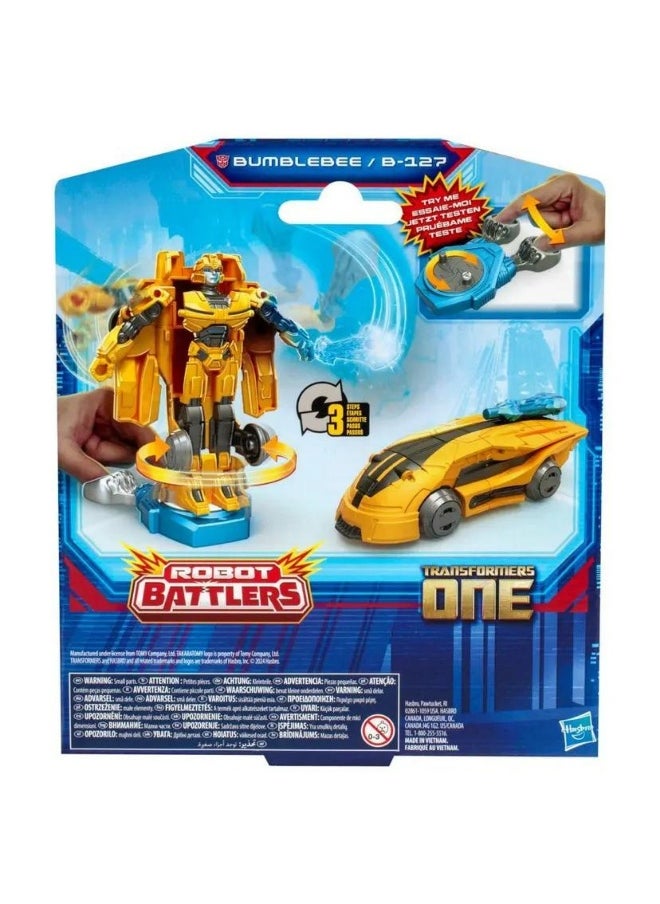 Transformers One Robot Battlers Bumblebee B-127 Action Figure (11.5 cm)