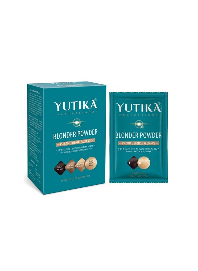 Yutika Professional Blonder Bleach Powder Hair Lightener | Lightening Hair Bleach for Hair Highlights with Blonde Radiance | Lifts up to 8 Levels - 2.11 oz