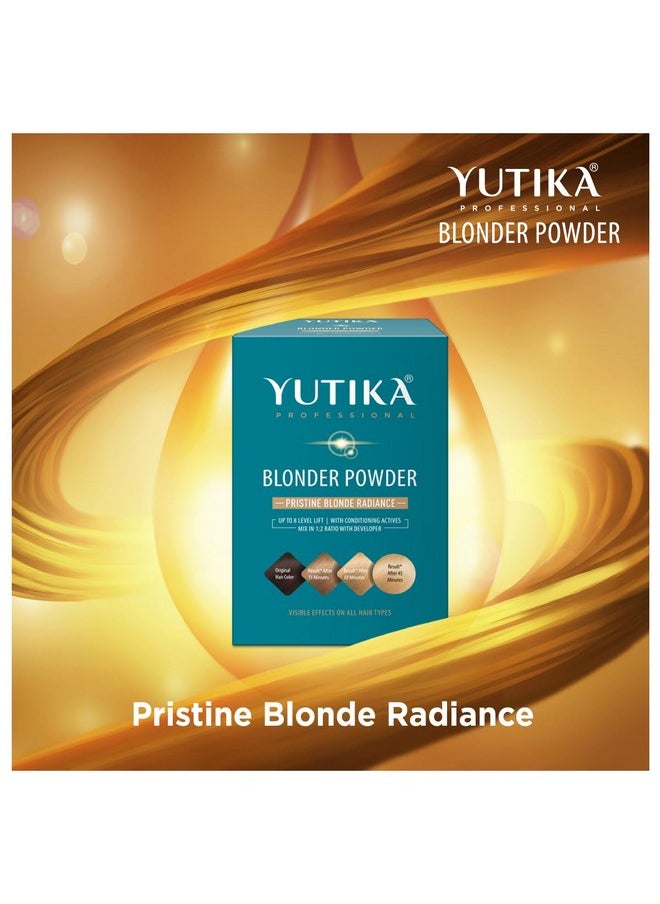 Yutika Professional Blonder Bleach Powder Hair Lightener | Lightening Hair Bleach for Hair Highlights with Blonde Radiance | Lifts up to 8 Levels - 2.11 oz