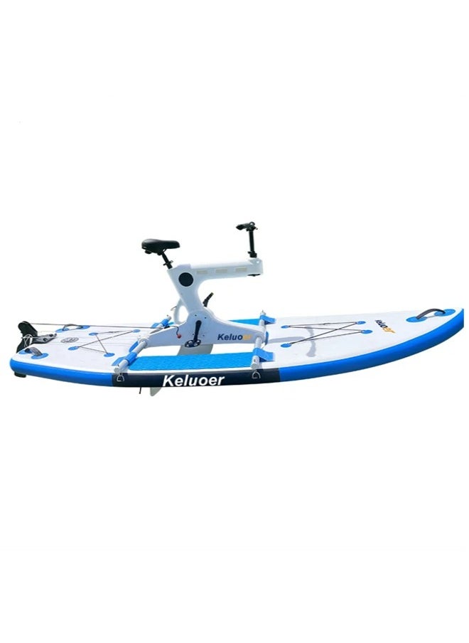 New Collection Pontoons Inflatable Water Bike Single Water Recreation Pedal Bike