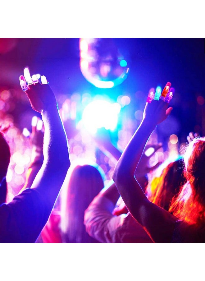 Novelty Place 40Pcs LED Party Finger Lights for Kids, LED Finger Flashlight Light Up Finger Ring Toys for Party Favor, Halloween, Raves, Concert Shows
