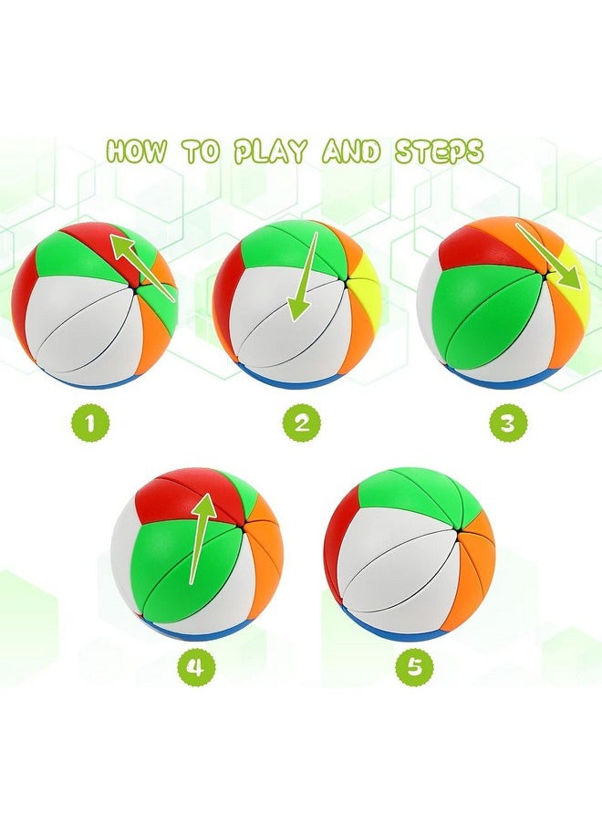 Yj Yeet Ball High Speed Stickerless Magic Cube 3X3X3 Puzzle Game Toy (Yeet Ball)
