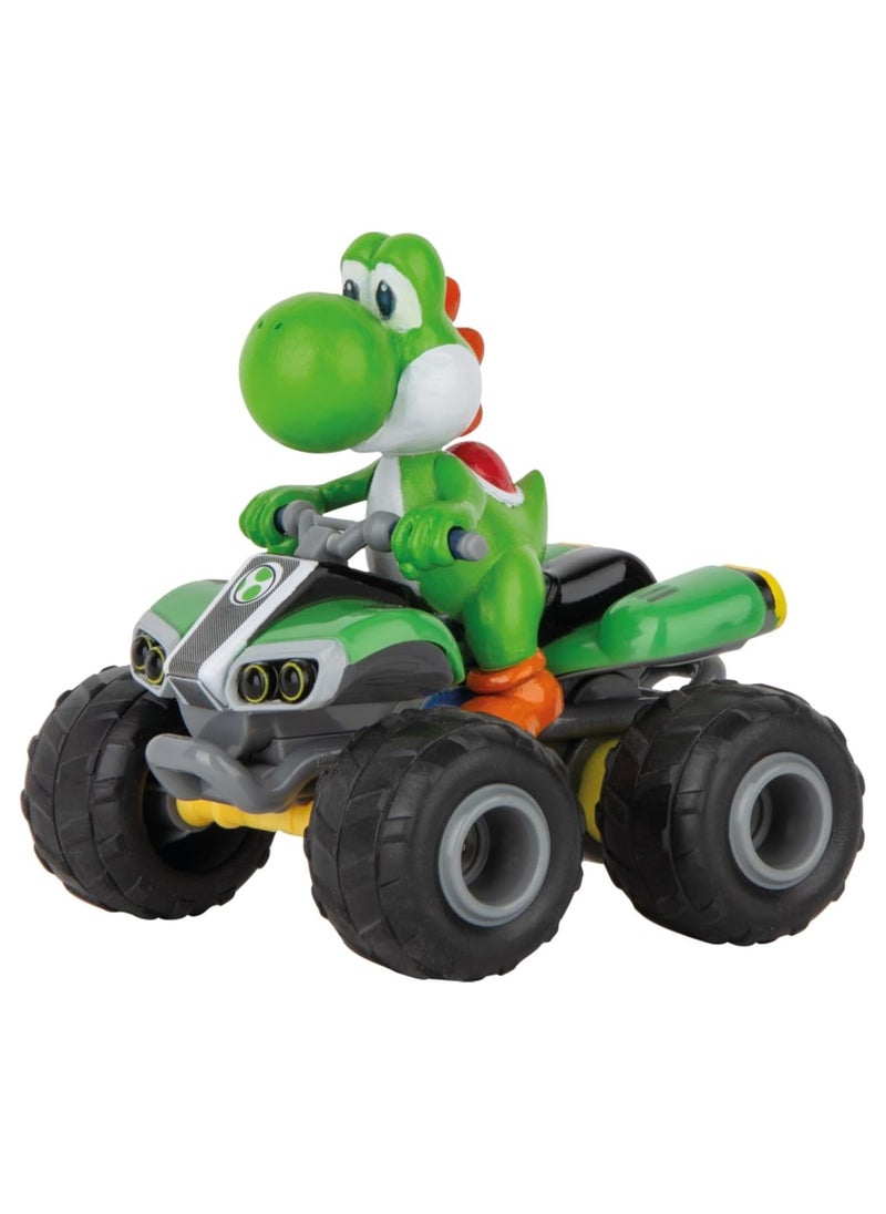 RC I 2.4GHz Mario Kart Yoshi Quad 1:40 I Remote Controlled Quad I Officially Licensed I Authentic Design I For Nintendo Fans I Fast Action I Offroad Fun