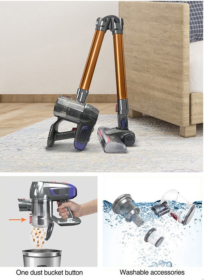 Cordless Vacuum Cleaner,6 in 1 Stick Vacuum with 180° Bendable Wand,Powerful LED Headlights, 9000pa/150W,Applicable to Hardwood Floor Carpet Pet Car Cleaning