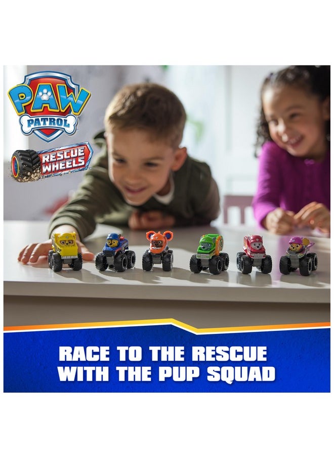 Paw Patrol: Rescue Wheels, 6-Piece Pup Squad Racers, Toy Cars Gift Set, Kids Toys for Boys & Girls Ages 3 and Up