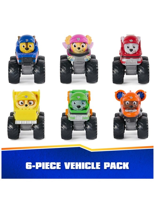 Paw Patrol: Rescue Wheels, 6-Piece Pup Squad Racers, Toy Cars Gift Set, Kids Toys for Boys & Girls Ages 3 and Up