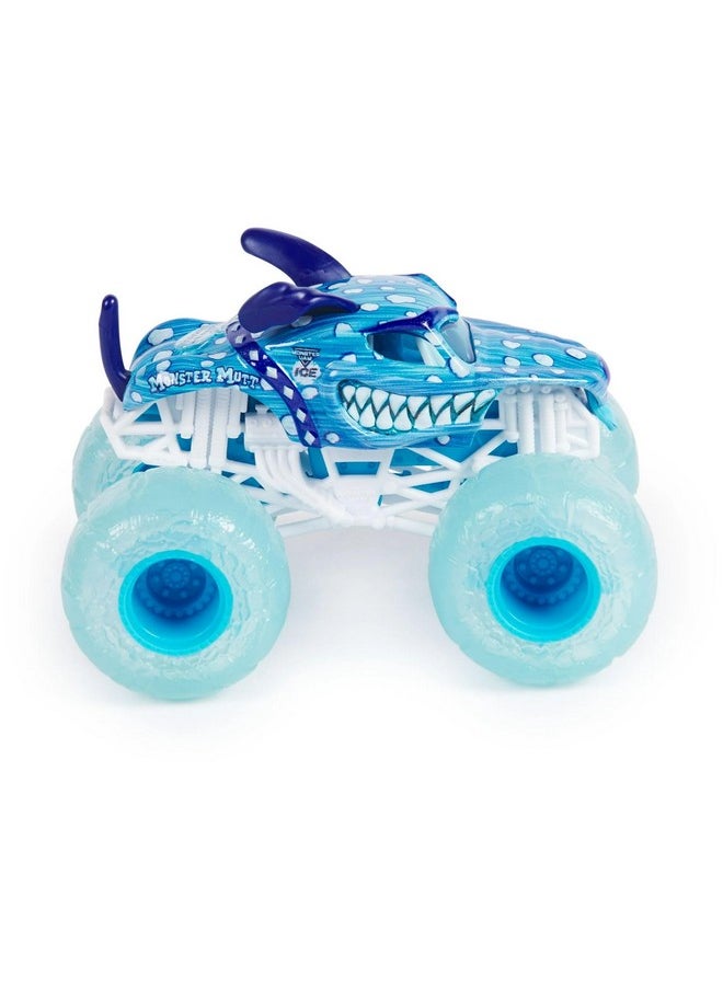 Monster Jam 2024 Fire & Ice 1:64 Diecast Monster Truck 2-pack Megalodon & Monster Mutt Dalmatian