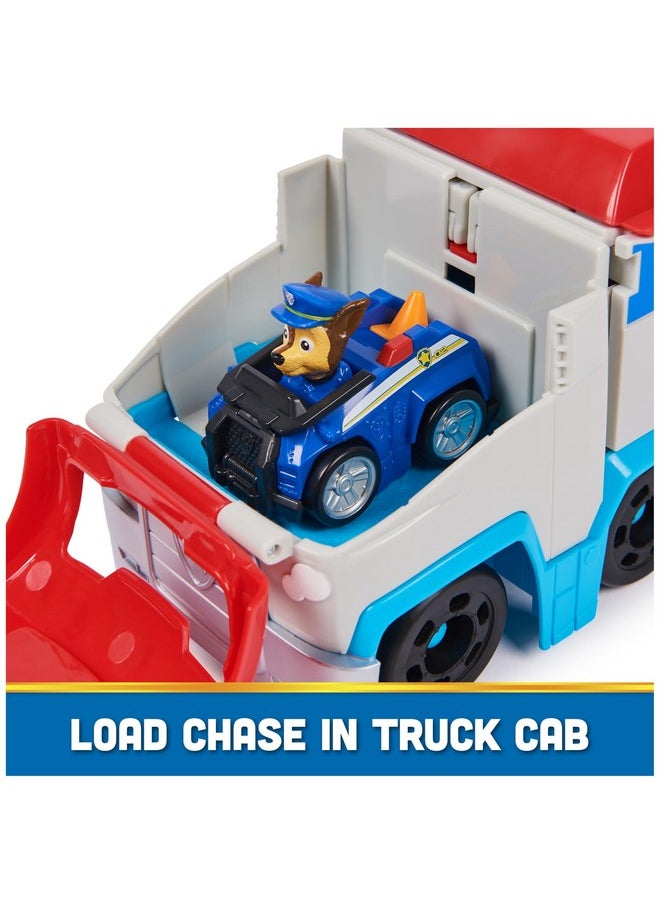 Paw Patrol: Pup Squad Patroller Team Vehicle, Toy Truck with Collectible Chase Toy Car, Kids Toys for Boys & Girls Ages 3+