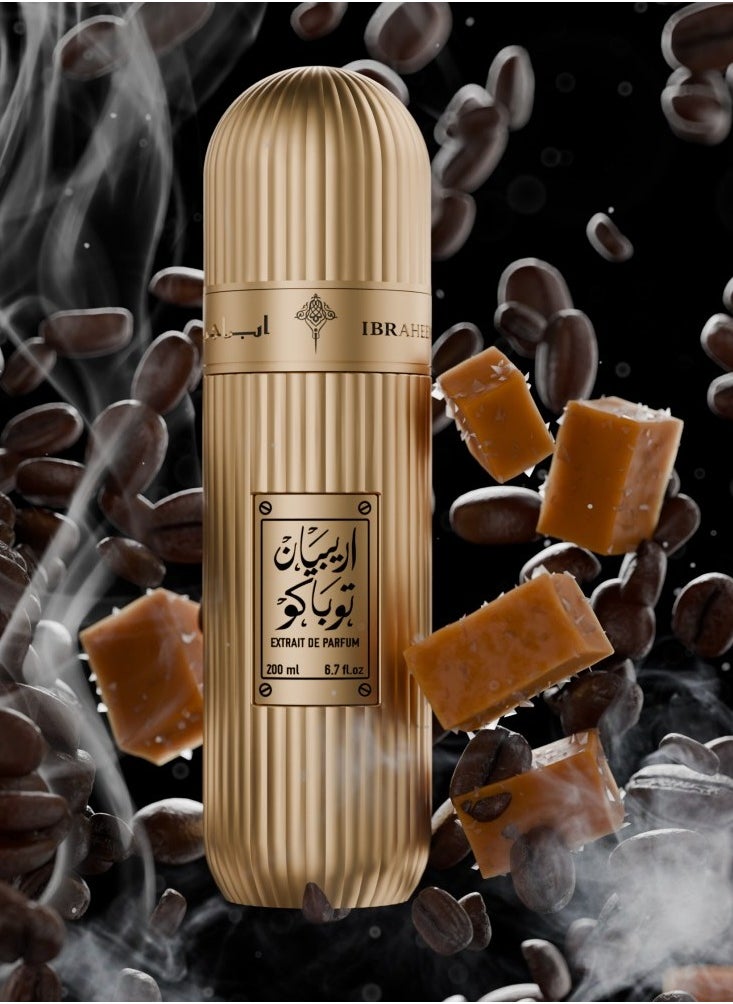 Arabian Tobacco Perfume – 200ml | Luxurious Oriental Fragrance with Tobacco, Saffron, and Smoked Coffee