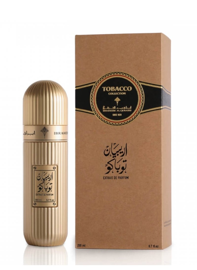 Arabian Tobacco Perfume – 200ml | Luxurious Oriental Fragrance with Tobacco, Saffron, and Smoked Coffee