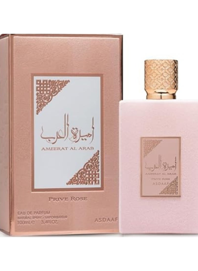 Asdaaf Ameerat Al Arab Prive Rose Eau De Parfum 100ml: A Timeless Floral Elegance for the Modern Woman