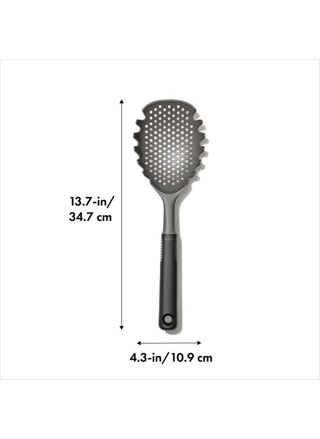 OXO Good Grips Pasta Scoop Strainer,Gray