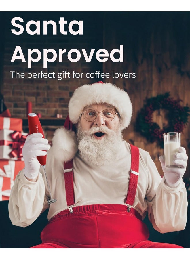 Elementi Matcha Whisk & Frother Set - Powerful Electric Matcha Mixer, Easy to Use Matcha Whisk, Complete Your Matcha Whisk Set & Matcha Kit with the Elementi Milk Frother (Emerald Green)