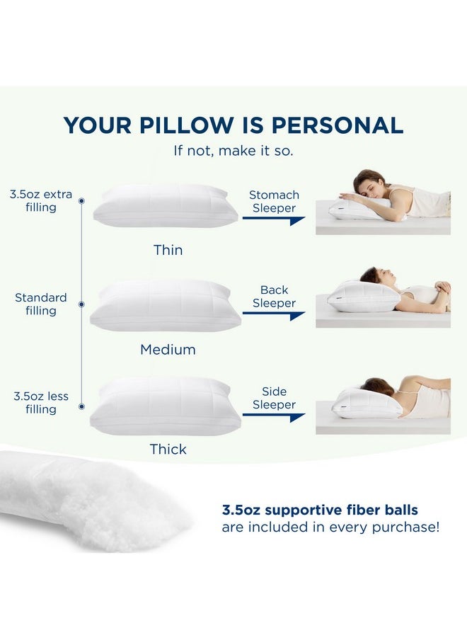 Bedsure Pillows Queen Size Set of 2, Cooling Pillows Rayon Derived from Bamboo, Adjustable Gusseted Queen Pillows with Down Alternative Filling, Fluffy Soft Pillows for Back Stomach Side Sleepers