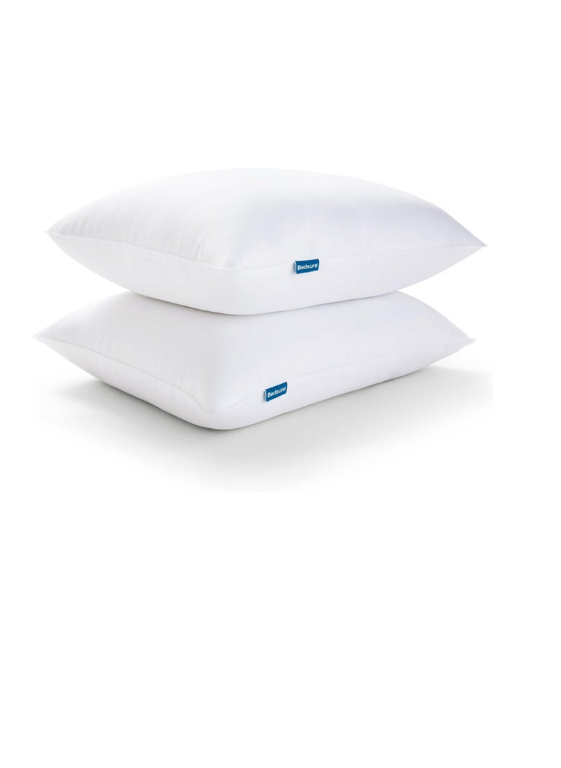 Bedsure Pillows Queen Size Set of 2 - Queen Pillows 2 Pack Hotel Quality Bed Pillows for Sleeping Soft and Supportive Pillows for Side, Back Sleepers