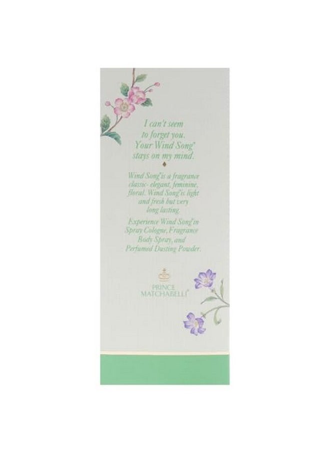 Prince Matchabelli Wind Song For Women. Cologne Spray Natural 2.6 Ounces