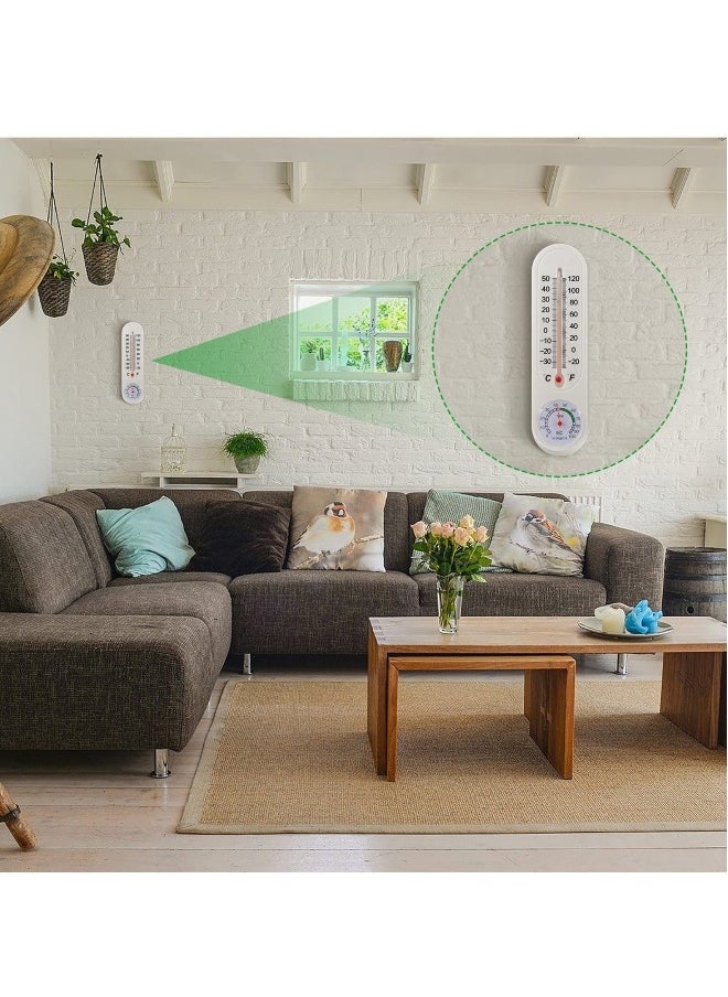 Indoor Outdoor Thermometer, Wireless Temperature, Humidity Gauge Monitor Room Thermometer, Wall Thermometer for Home