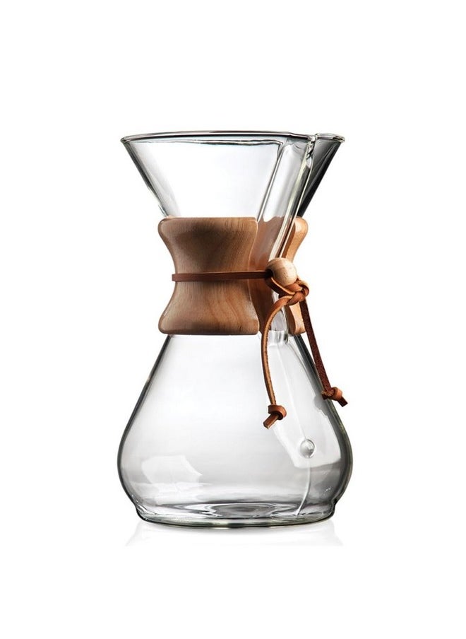 Chemex Pour-Over Glass Coffeemaker - Classic Series - 8-Cup - Exclusive Packaging