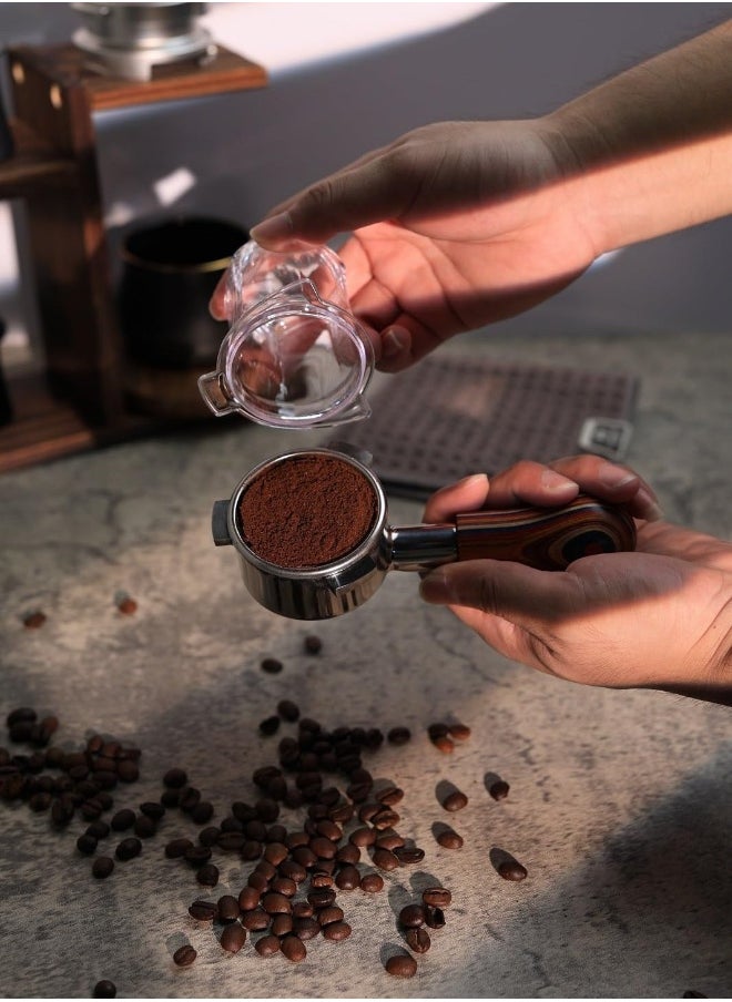 54mm Dosing Cup, Espresso Dosing Cup for 54mm Portafilters, Coffee Dosing Cup 54mm for Breville Barista Express 870XL 878BSS (Clear)