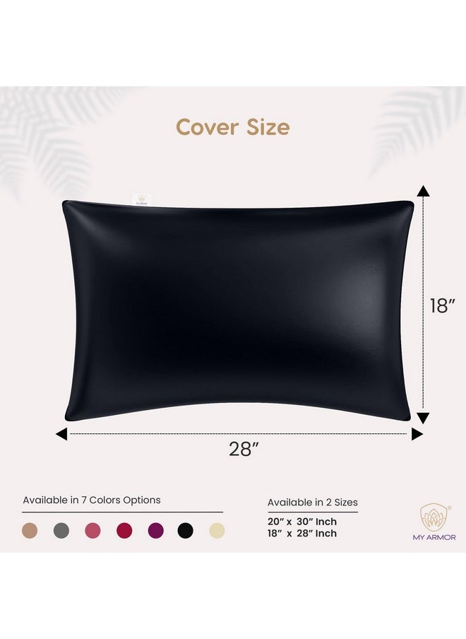 MY ARMOR Premium Satin Pillow Covers for Hair and Skin for Women, 18