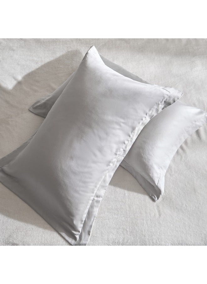 Opulent Luxe 2-Pieces Solid Cotton Pillowcase Set 75 x 5 x 50 cm