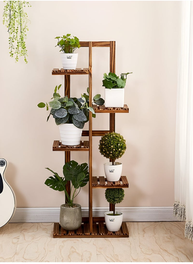 5-Tier Flower Stand, Bamboo Flowers Pots Stand Wooden Plant Stand Bonsai Display Storage Rack