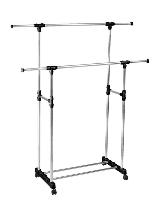 Portable Rack Hanger Silver/Black Medium