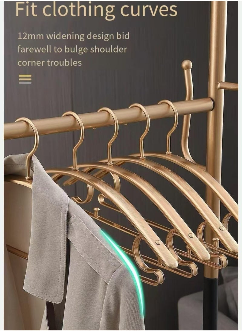 Aluminum alloy hangers, indoor balcony, semi-circular, seamless hangers, 5 pieces