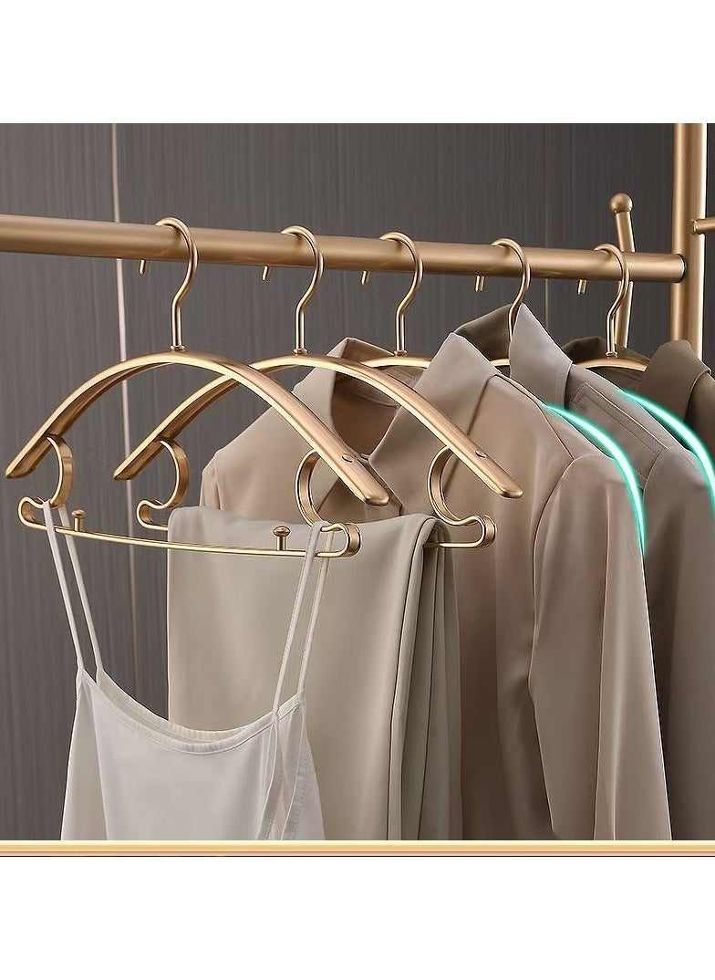 Aluminum alloy hangers, indoor balcony, semi-circular, seamless hangers, 5 pieces