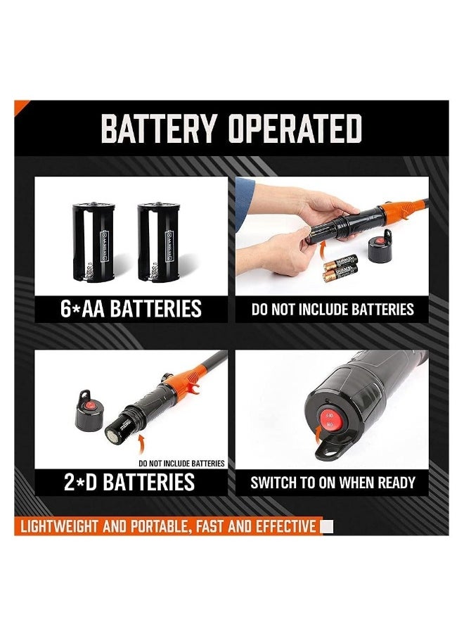 Portable Power Battery Pump 2.2GPM Water & Fuel Transfer Pump Battery Operated Liquid Transfer Pump for Gasoline Diesel Fuel