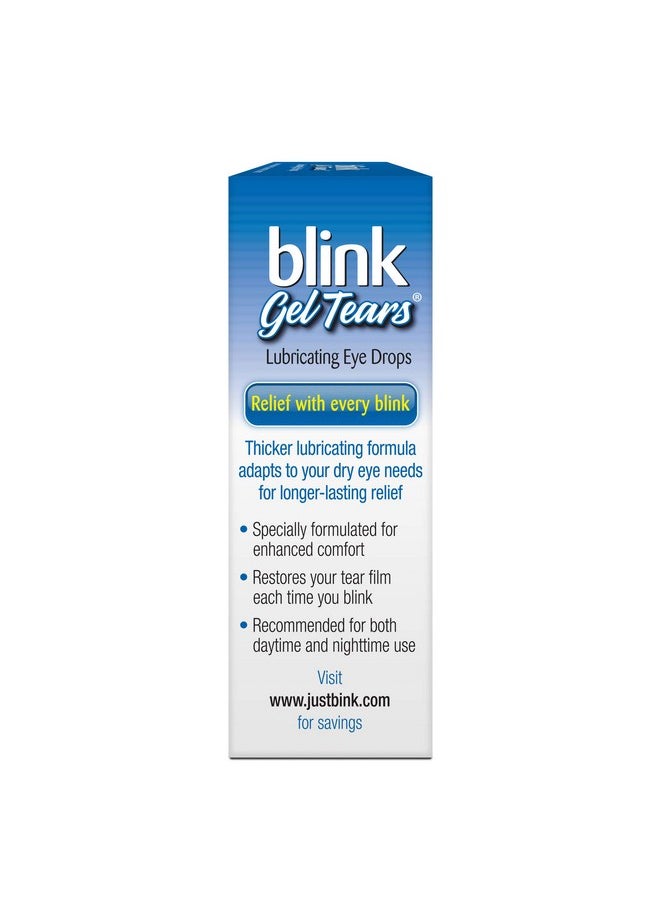 Blink Gel Tears Lubricating Eye Drops, .34 oz.