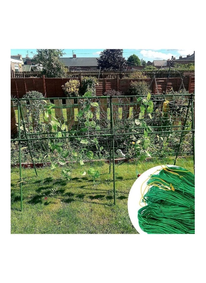 2Pcs Garden Netting Climbing Plant Supports Garden Trellis Netting Heavy Duty Mesh for Cucumber Tomato Vegetables Fruit Vine 1.8 x 10m