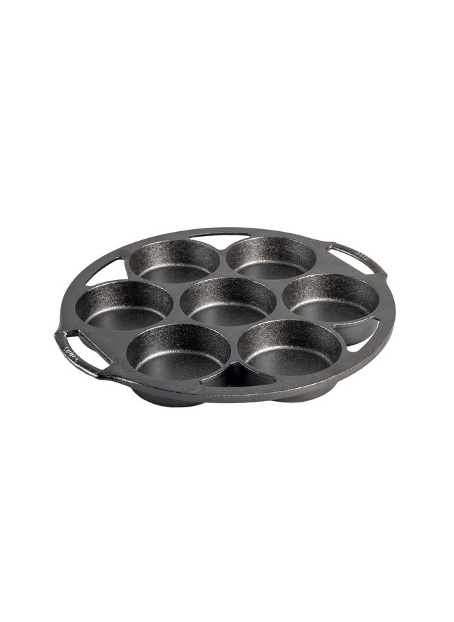 Lodge Seasoned Cast Iron Mini Cake Pan, 7 Impressions