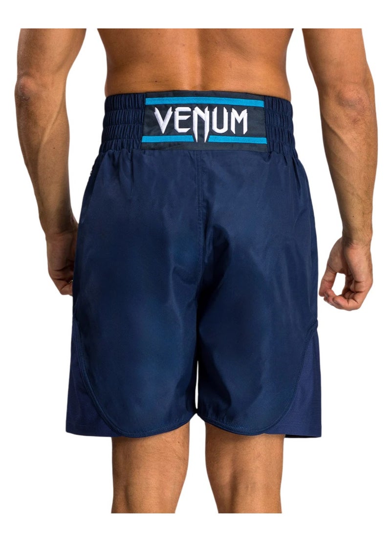 VENUM TOP RANK ORIGINAL BOXING SHORTS NAVY BLUE