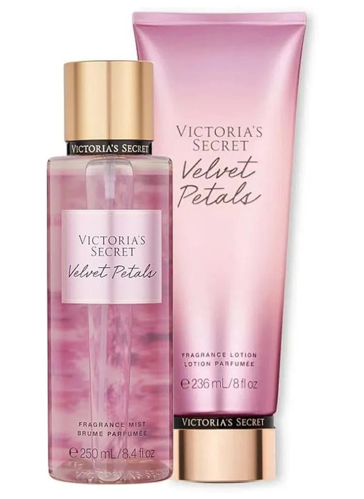 Victoria's Secret Velvet Petals Fragrance Duo - 250ml Mist & 250ml Lotion