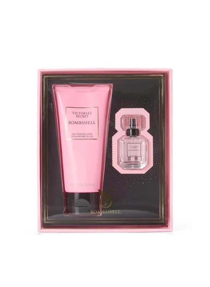 Victoria's Secret Bombshell Mini Duo Set - 100ml Fragrance Lotion & 7.5ml Perfume