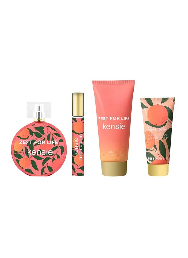 Kensie Zest for Life 4 Piece Gift Set EDP, 3.4 fl. oz.