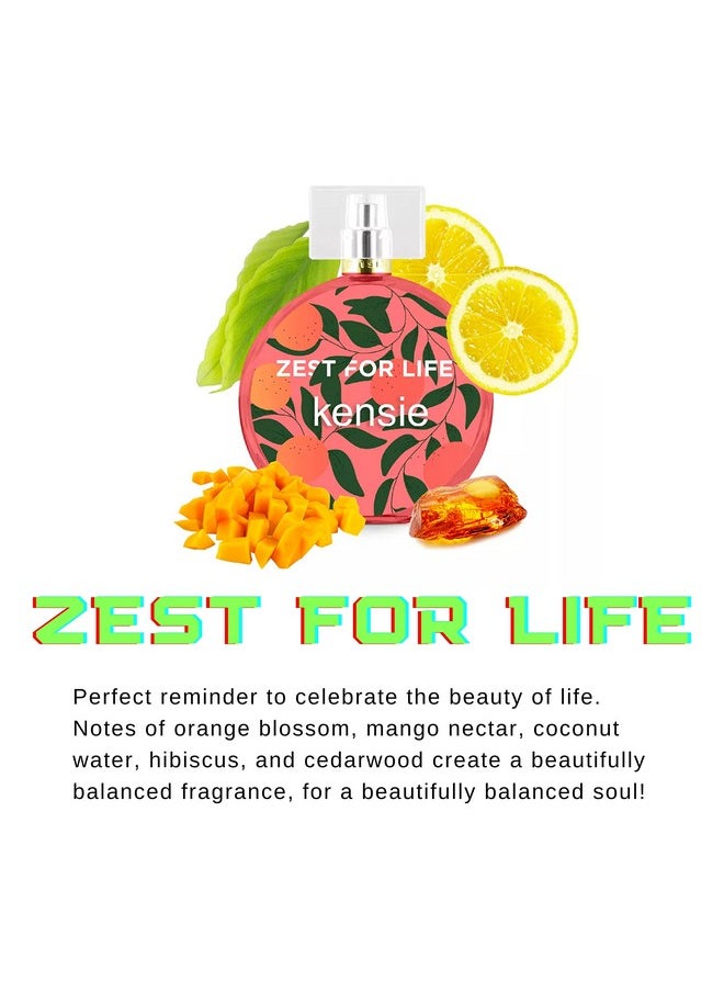Kensie Zest for Life 4 Piece Gift Set EDP, 3.4 fl. oz.