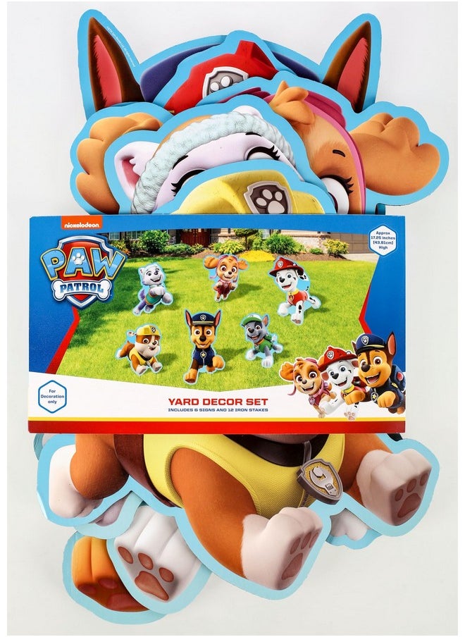 Paw Patrol Yard Signs with Metal Stakes, 17