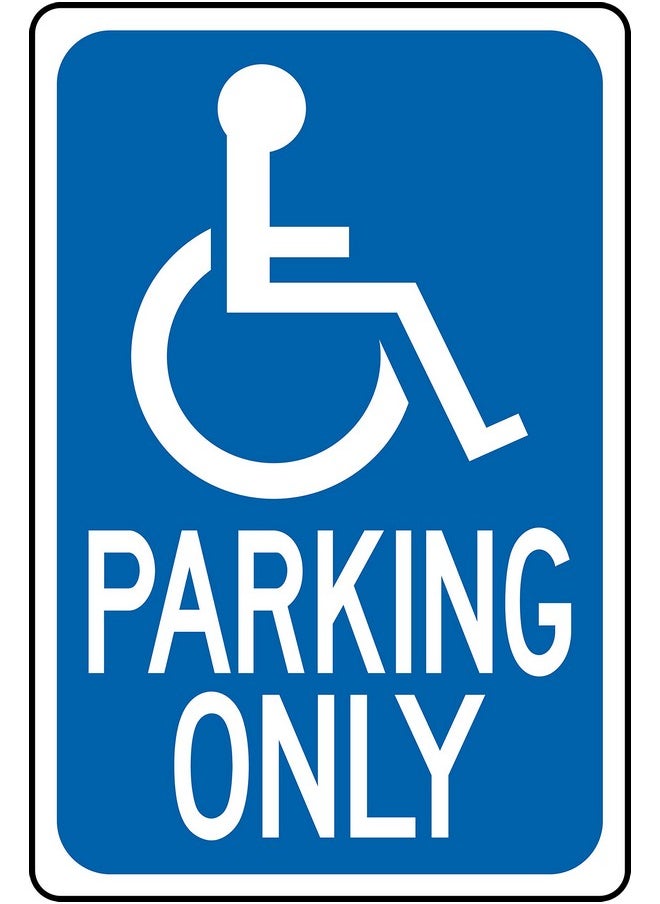 Hy-Ko Products HW-13 Handicap Parking Heavy Duty Aluminum Sign 12