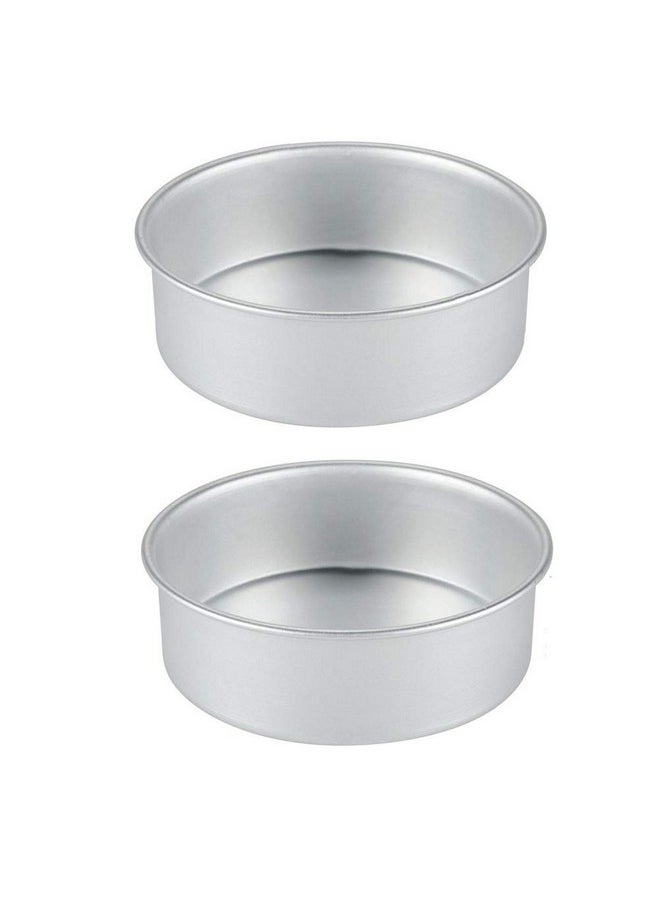 Rinkle Trendz Aluminium Round Cake Pan Tin Mould 5-inch and 6-inch