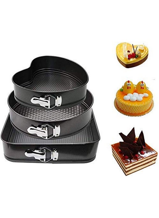 DD RETAILS Nonstick Carbon Coated Steel Leakproof Cheesecake Bakeware Pan